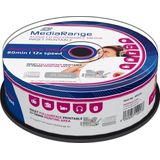MediaRange - CD-R - 25 Stuks - Optische Gegevensdrager - Voor Muziek