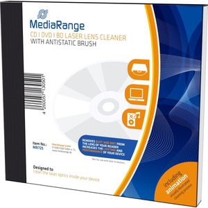 MediaRange reinigingsdisk voor CD, DVD en Blu-ray drives