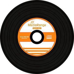 MediaRange MR225 CD-R onbewerkte (22x high-speed, 700MB/80 min., vinyl 50 spindle)