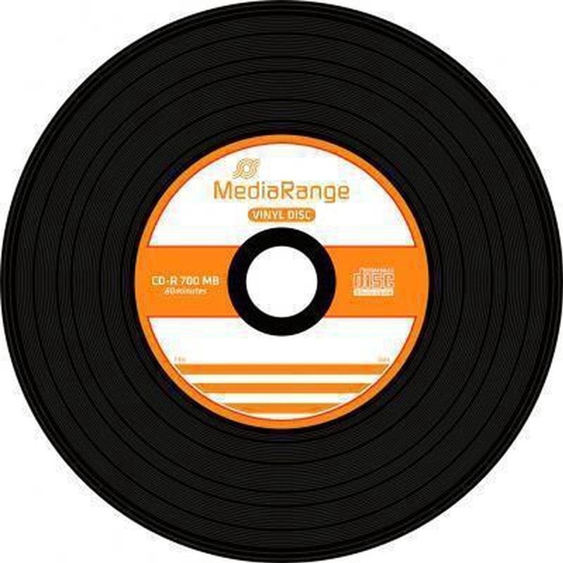 MediaRange - Vinyl-look CD-R - Spindelbox - 50 Stuks - Capaciteit 700 MB