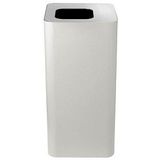 TKG Pure Mülleimer 100,0 l weiß, silber
