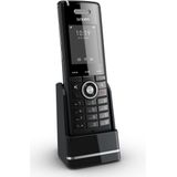 Snom M325 Singlecell IP-DECT-Paket, Schnurlos Set, DECT IP telefon + Basisstation (M300-Basisstation und M25-Mobilteilpaket, bis zu 20 Mobilteile, bis zu 5 parallele Anrufe), Schwarz, 00003955