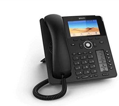 Snom D785 Global desktoptelefoon (6 (24) kleurrijke configureerbare LED-toetsen met automatische markering, kleurenscherm met hoge resolutie), zwart, 0004349
