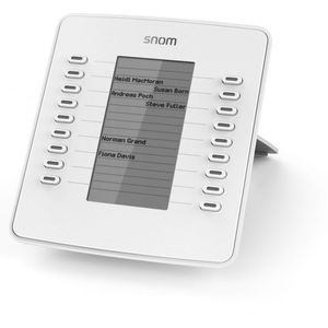 Snom - D7 - Telefoonaccessoire - Wit - Uitbreidingsmodule met 18 Toetsen