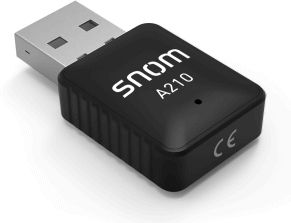 Snom A210 draadloze USB-dongle kunt u alle huidige snom telefoon in te schakelen D3xx en D7xx serie een draadloos apparaat om snom apparaten te bedienen zonder verstoring van netwerkkabel, 00004384