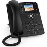 Snom D735 IP-telefoon, SIP vaste telefoon, high definition grafische 2, 7 inch TFT-scherm, 32 self-labeling functietoetsen, zwart