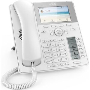 Snom - D785 - Telefoon - Wit - Bureautelefoon met 12 SIP-accounts