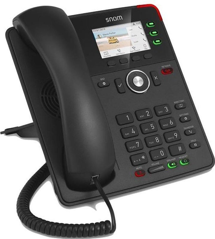 Snom - D717 - Telefoon - Zwart - Power over Ethernet - EHS Ondersteuning