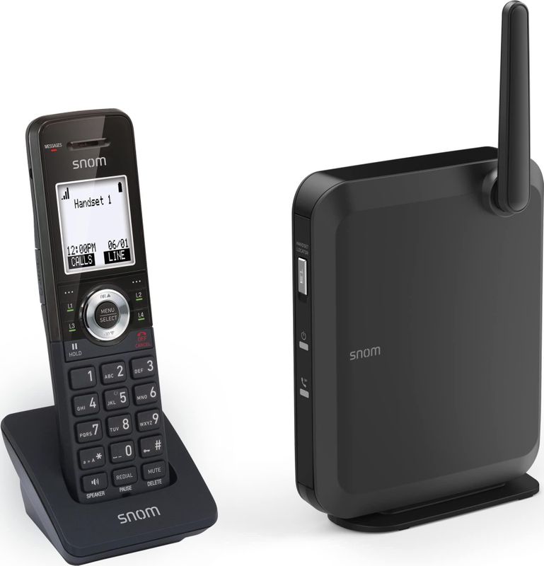 Snom M110 - Telefoon - Zwart - DECT-pakket voor SOHO en MKB