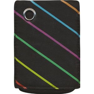 Trend&Style Striping mobiele telefoon tas incl. karabijnhaak, riemlus en vak met ritssluiting