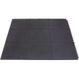 Miltex Arbeitsplatzmatte Yoga Solid Spark 90x90 cm schwarz