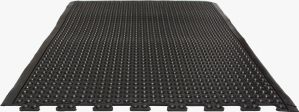 Miltex Arbeitsplatzmatte Yoga Dome Basic Endstück 90x120cm schwarz