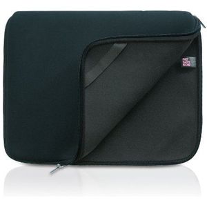 PSN Laptop Sleeve BlackBag 30,5-33,8 cm 12-13,3 inch Swiss Design Laptop Bescherming van zwart 2-laags neopreen met rits