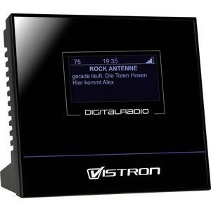 Vistron - Youtune2 - Digitale Radio-ontvangstunit - Zwart - DAB+