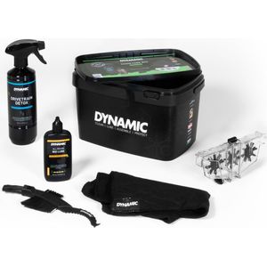 Dynamic Chain Care box Premium - set met kettingreiniger en kettingolie fiets