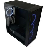 LC-Power - Koffer Gaming 802B-ON - PC-behuizing - Zwart - ATX, mATX, Mini-ITX