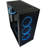 LC-Power - Koffer Gaming 802B-ON - PC-behuizing - Zwart - ATX, mATX, Mini-ITX