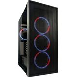 LC-Power - Koffer Gaming 802B-ON - PC-behuizing - Zwart - ATX, mATX, Mini-ITX