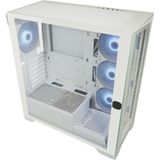 GAME HERO® Crosswind - PC Behuizing - Wit - Tempered Glass - Midi Tower