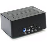 LC-POWER - LC-DOCK-U3-HUB - Docking Station - Zwart - USB 3.0