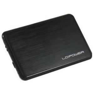 LC-Power - LC-PRO-25BUB - Opslagbehuizing - Zwart - Aluminium