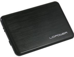 LC-Power - LC-PRO-25BUB - Opslagbehuizing - Zwart - Aluminium