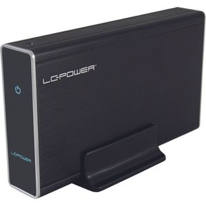 LC-Power - LC-35U3 - Opslagbehuizing - Zwart - Kunststof, Aluminium