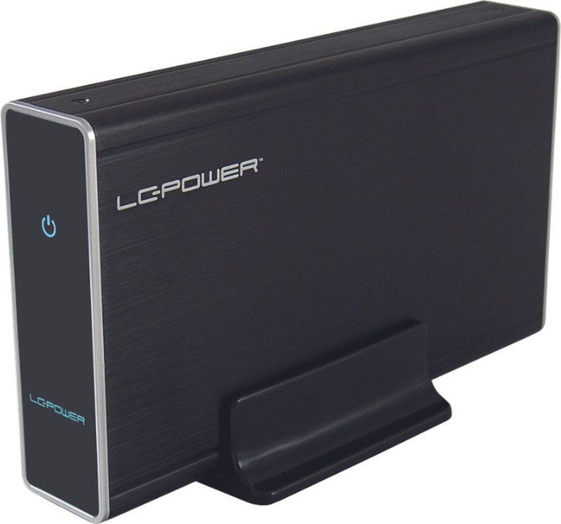 LC-Power - LC-35U3 - Opslagbehuizing - Zwart - Kunststof, Aluminium