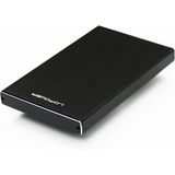 LC-POWER - LC-25U3-Becrux Externe Behuizing - Zwart - Aluminium, Kunststof