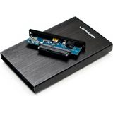 LC-POWER - LC-25U3-Becrux Externe Behuizing - Zwart - Aluminium, Kunststof