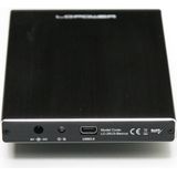 LC-POWER - LC-25U3-Becrux Externe Behuizing - Zwart - Aluminium, Kunststof