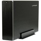 LC-Power - Becrux-C1 - Behuizing - Zwart - Aluminium - USB 3.0