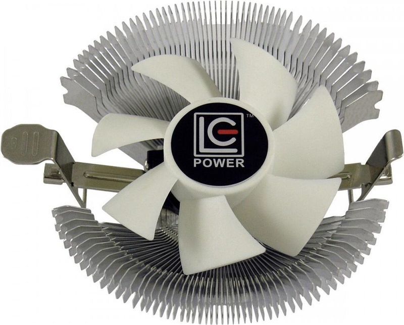 LC-Power - LC-CC-85 - Ventilator - Wit - Zilver - 80mm