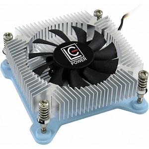 LC-Power - LC-CC-65 - Processorkoeler - Blauw - Wit - Zilver