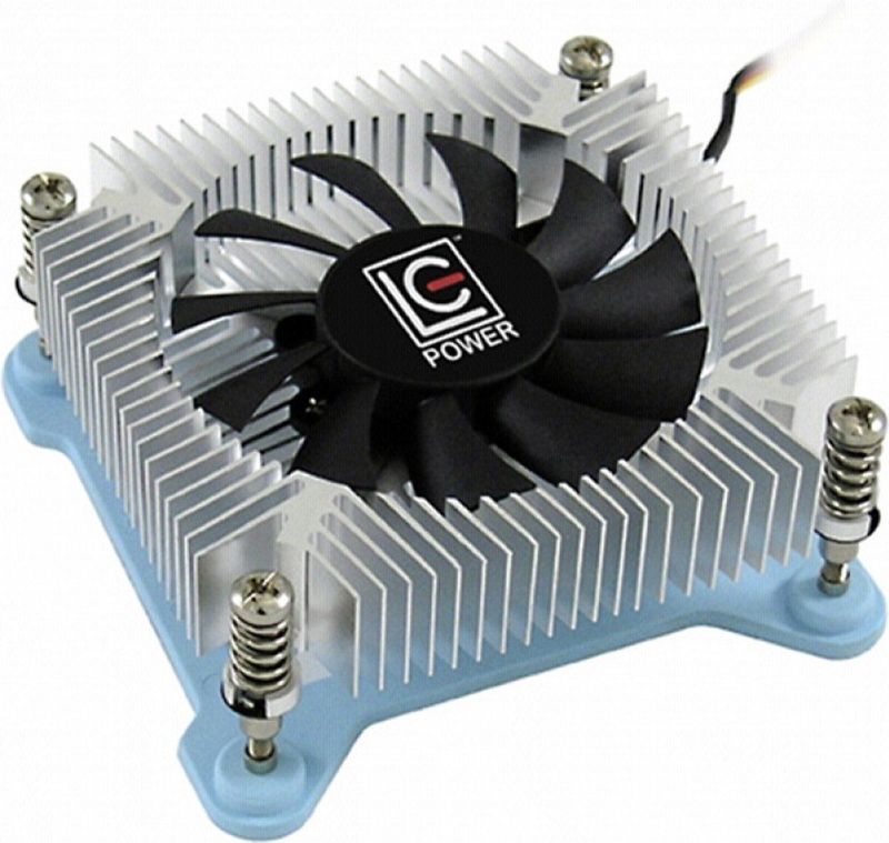 LC-Power - LC-CC-65 - Processorkoeler - Blauw - Wit - Zilver