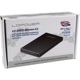 LC-Power - LC-25U3-Becrux-C1 - HDD Behuizing - Zwart - Aluminium - USB-C 3.1 Gen 2