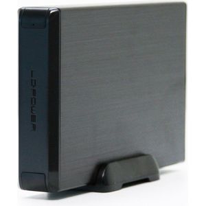 LC-POWER - LC-35U3-HYDRA Externe Behuizing - Zwart - Aluminium - USB 3.0