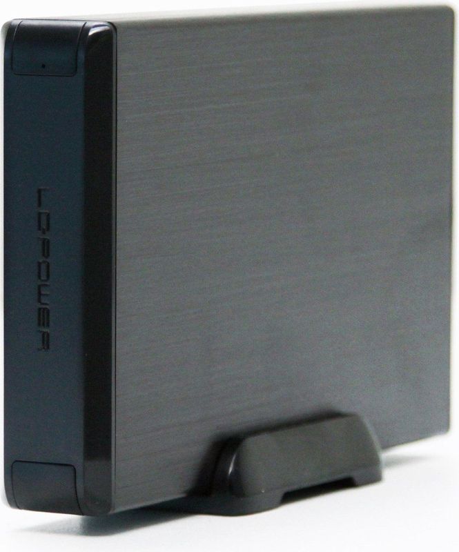 LC-POWER - LC-35U3-HYDRA Externe Behuizing - Zwart - Aluminium - USB 3.0