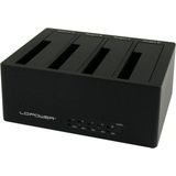 LC-POWER® - Basisstation voor opslagstations - USB 3.0 Type-A - Zwart