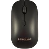 LC Power - M720BW - Draadloze Muis - Zwart - Ergonomisch Ontwerp