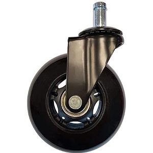 LC-Power LC-CASTERS-7BB-SPEED, Lenkrolle, LC-Power, Schwarz, Kunststoff, Gummi, 7,5 cm, 1,13 kg
