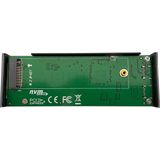 LC-Power - LC-M2-C-NVME-2x2 - Harddisk Behuizing - Zwart - Aluminium