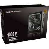 LC-Power - LC1000M V2.31 - PC Voeding - Zwart - 1000 W - 80 PLUS Gold
