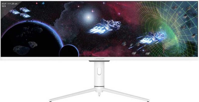 LC Power - LC-M44-DFHD-120 Gaming Monitor - 43.8 Inch - 3840 x 1080 - IPS Paneel
