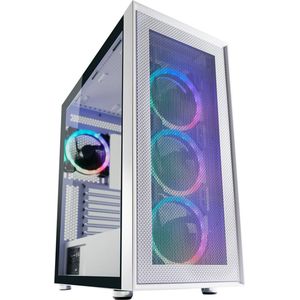 LC Power Gaming 802W Midi-tower PC-behuizing Wit