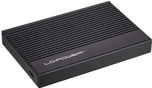 LC-POWER - LC-25U3-C - Externe Behuizing - Zwart - Aluminium Legering - USB-C