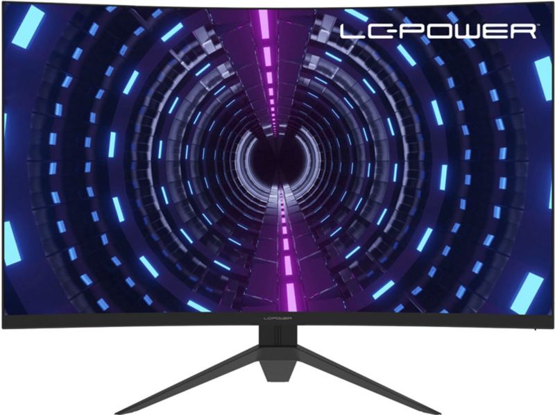 LC-Power LC-M32-QHD-165-C-V2 (2560 x 1440 pixels, 31.50"), Monitor, Zwart
