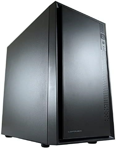 LC-POWER - Behuizing 2016MB - Micro-ATX - Zwart - I/O-paneel met 2x USB 3.0 en 2x USB 2.0