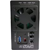 LC-Power - LC-35U3-RAID-2 Harddisk Behuizing - Zwart - Aluminium - USB 3.2 Gen 1