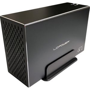 LC-Power - LC-35U3-RAID-2 Harddisk Behuizing - Zwart - Aluminium - USB 3.2 Gen 1